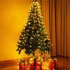 LED Leather Cord String Lights Wreath Tree Topper - Colorful Indoor Christmas Decoration