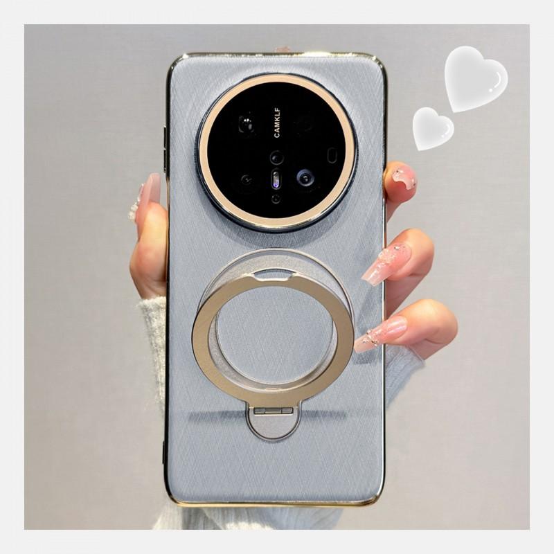 Premium Leather Phone Case With Rotating Kickstand Mate 70 Pro 60 80 Full Camera Protection