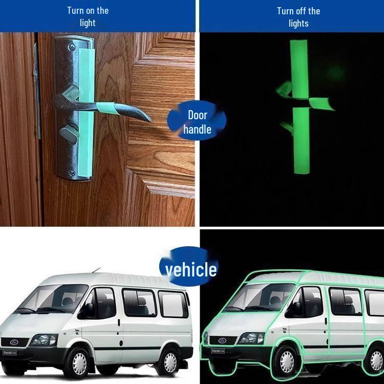 Self-adhesive Green Waterproof Luminous Tape for Stairs & Floors - Glows in the Dark