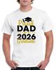 Proud Dad of a 2026 Graduate T-Shirt Graduation Class Father Congrats GPG03