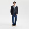 Lee Unisex V-Neck Two-Tone Loose Fit Cardigan Sweater