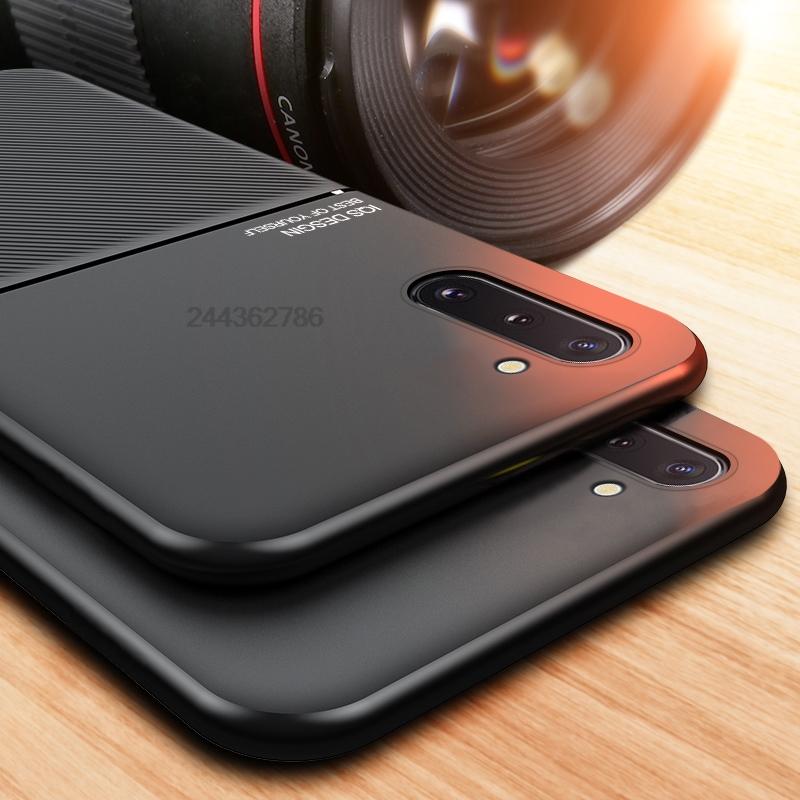 Minimalist Stripe Case For Samsung Galaxy Note 10 Plus Soft Cases Fully Protective Silicone Bumper Back Cover Phone Safe