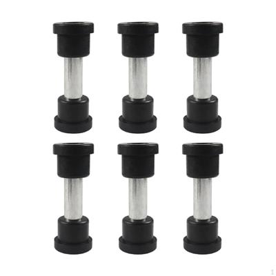 6 Pieces Front & Rear Leaf Spring Bushing Kit Replaces for Golf Cart