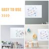 1 set Whiteboard Wall Stickers Dry Erase Reusable Static Cling Sheets Home Office Classroom Kids Drawing Non Damage Removable