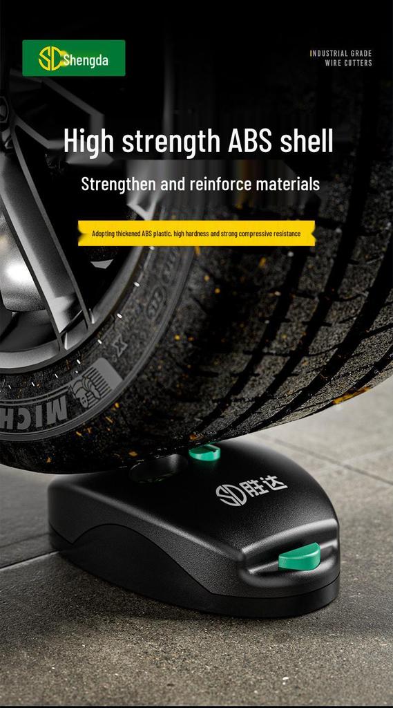 Shengda Green Infrared Laser Level: Precision 90° Floor Line Projector with Right Angle Line Striker.