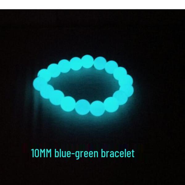 Świecąca w ciemności bransoletka dla par - Fluorescencyjny kamień Nocna Perła dla mężczyzn i kobiet