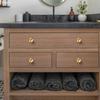 French Style Petal Cabinet Handles Zinc Alloy Single Hole Pulls for Wardrobe Drawer Kitchen Cabinet Decor 1pcs