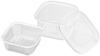 Clear Square Microwave Container 4003102 (with Colander)