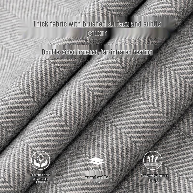 FIRS Men's Brushed Anti-Wrinkle Long-Sleeve Shirt