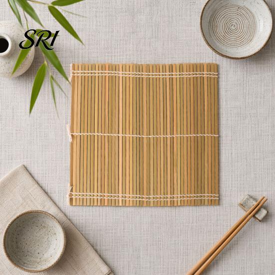 Tappetino per Arrotolare Sushi in Bambù, Strumento per Fare Sushi con Alghe Nori Fatto in Casa per Casa E Ristorante