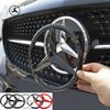 C200 E300 2026 Hot 1pc 188mm/210mm ABS Car Front Grille Badge For Benz W204 W205 W210 W211 W212 W213 A/C/E/S class/CLA/GLA GLC D