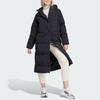 adidas 530 Plain Long Sleeve Hooded Down Jacket Women Jacket Black IK3159