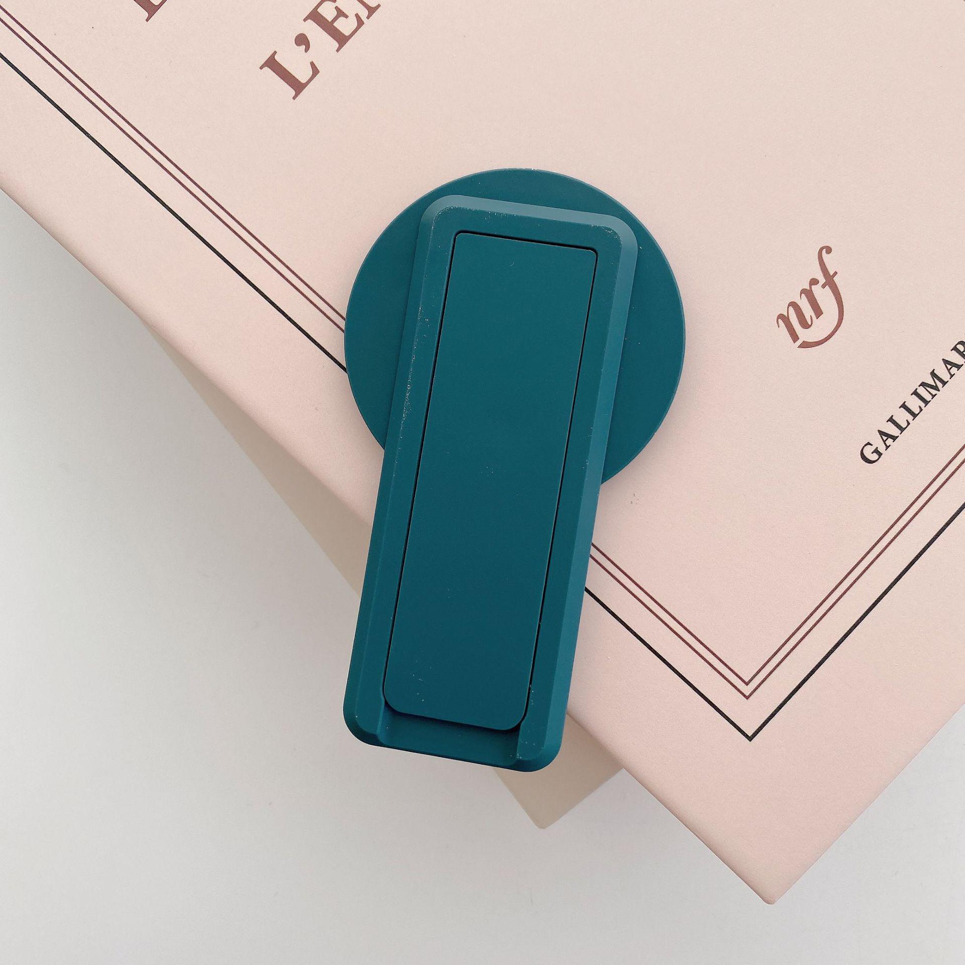 

Invisible 360° Rotating Phone Holder - Foldable Desktop Stand for Universal Use Plastic Feel темно-зелений колір