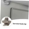 FELTECHELECTR Sun Visor Buckle Sun Visor Fixing Clip Interior Sun Visor Hook Car Accessories