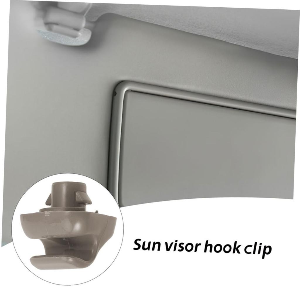 FELTECHELECTR Sun Visor Buckle Sun Visor Fixing Clip Interior Sun Visor Hook Car Accessories