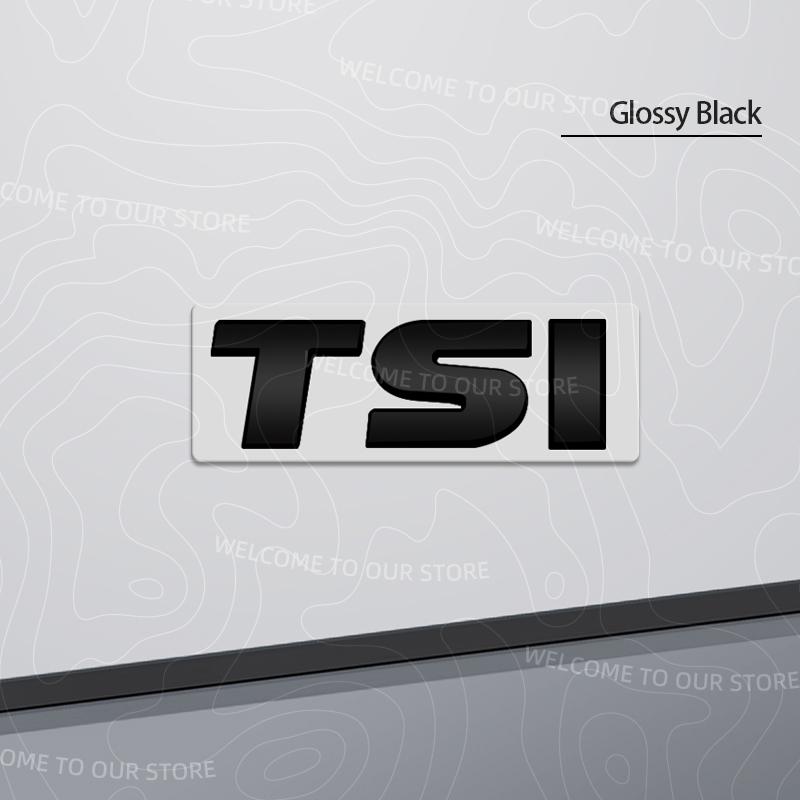 

ABS For TSI TDI Logo 6R 6N 6N2 6C 9N 9N3 MK5 MK6 Passat Touran GTD Car Trunk 3D Emblem Rear Body Badge Sticker Accessories