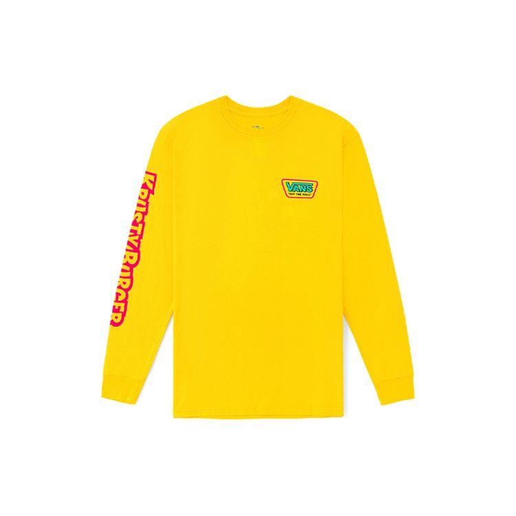 Vans X Simpsons Long Sleeve T-Shirt With Dopamine Print Unisex Tops Yellow VN0A4RTLZW3