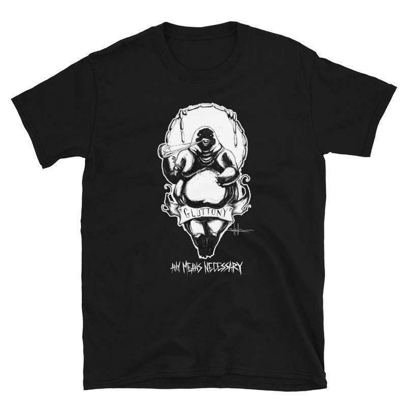 

T Shirts Gluttony 7 T Shirt Shawn Coss T Shirt Deadly Sins Shirt 5XL різнокольоровий
