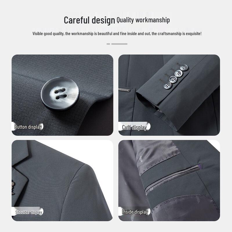 MONTAGUT Men's Lightweight Comfort Suit Jacket