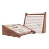 Wood Jewelry Display Stand Wood Rings Holder Jewelry Showcase Stand Suitable for Rings Earrings Bangle and Necklaces