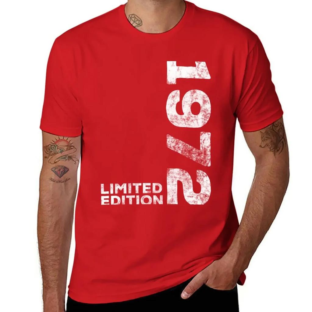 50th Birthday 50 Years 1972 / Vinatge 1972 Limited Edition T-Shirt vintage aesthetic clothes men workout shirt