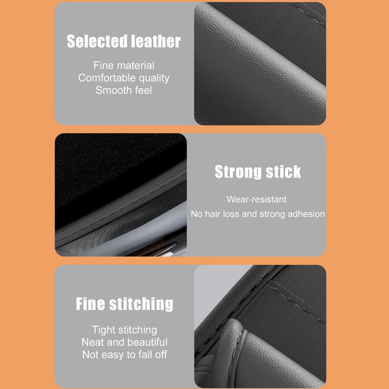 For Refer To Description Leather Sunglass Visor Clip PU Leather Sunglasses Case Visor Sunglasses Holder Protective Box