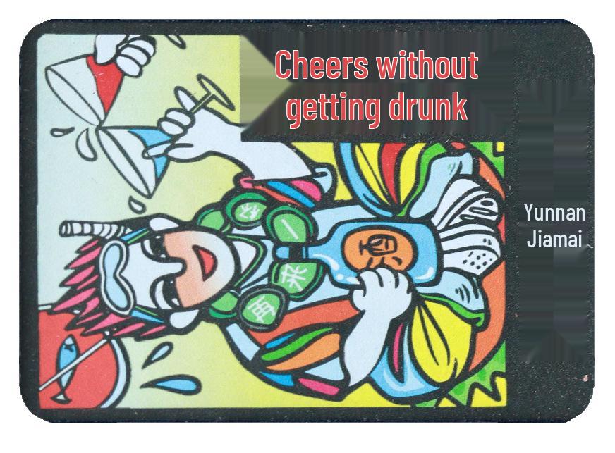 Yunnan Cultural Rectangular Soft Magnetic Refrigerator Magnet - Blessing Home Décor Souvenir