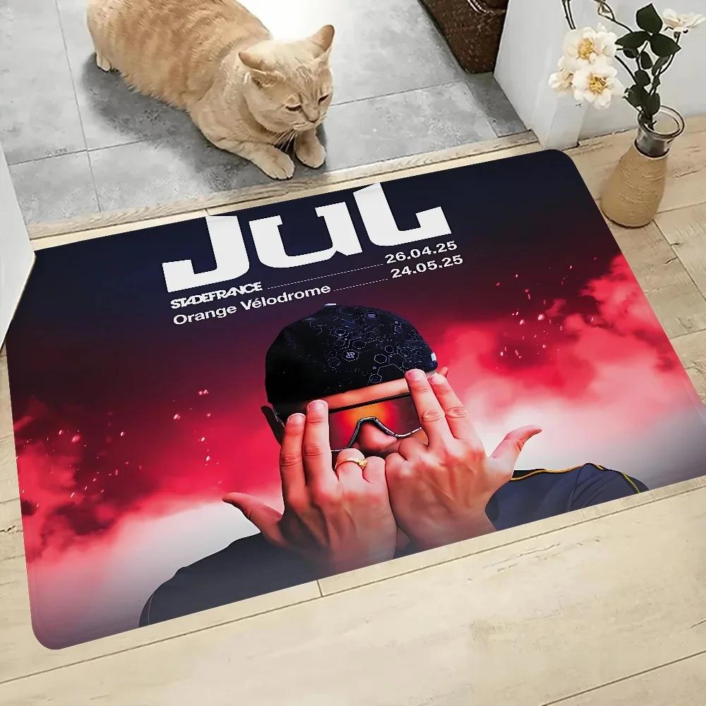 Rapper J-JuL C'est Pas Des Lol Floor Mat Soft Anti-slip Rug for Bathroom Bedroom Stylish Welcome Doormat Machine Washable