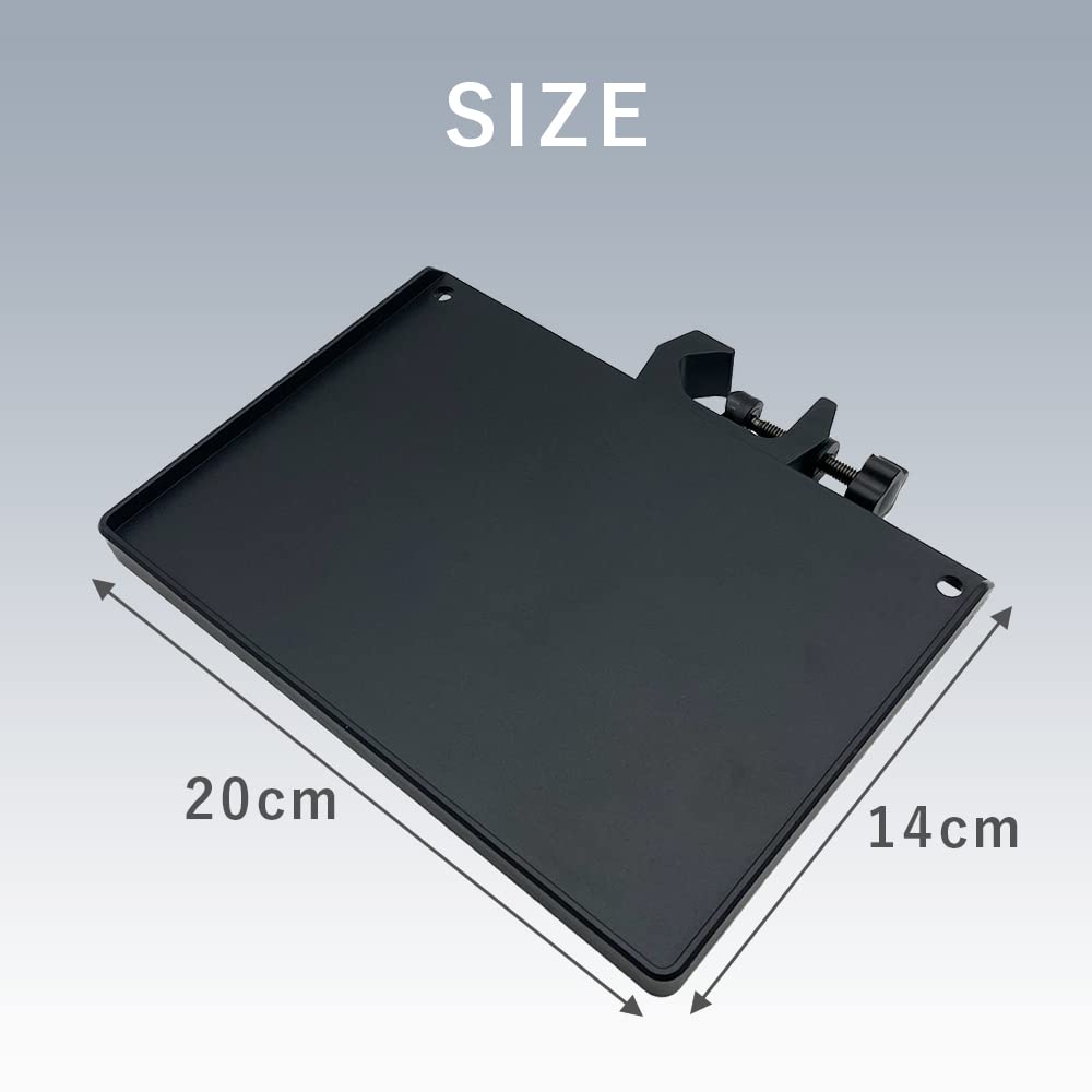 TKY Microphone Stand Tray with Microphone Clamp Mount, Light Stand, Tray, and Small Item Holder for Performances and Streaming