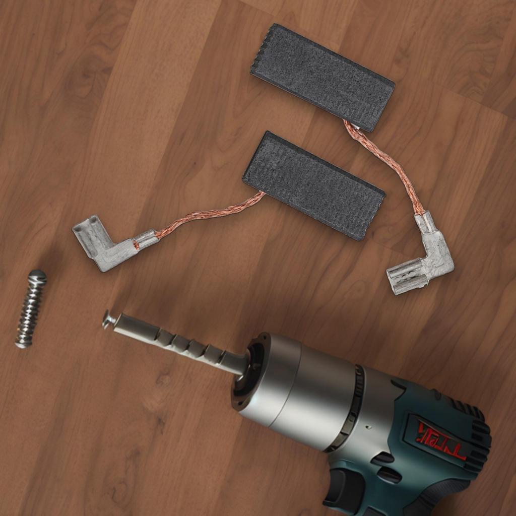 Werkzeugteil Kohlebürsten 2 Stück Für 11250VSR 11253VSR