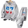 67 Šik dětské mikiny Set 3-12 let Korejský Streetwear Blokový teplákový komplet Módní Pohodlná dětská mikina 2dílné sety Tepláková souprava