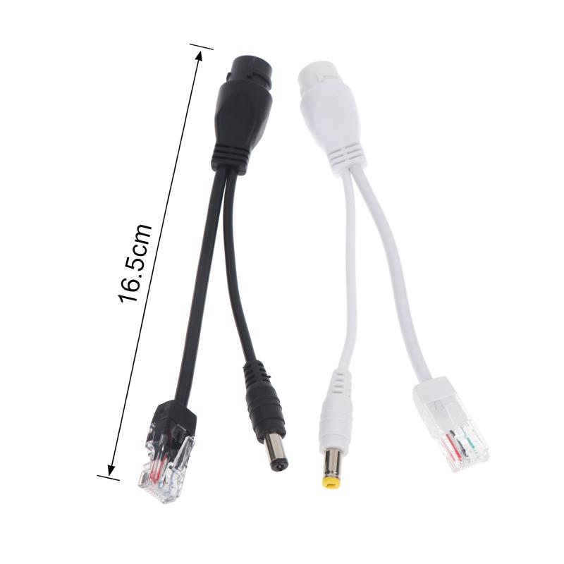 Poe Cable Passive Power Over Ethernet Adapter Cable Poe Splitter Injector Power Supply Module 12-48V For Ip Camera Cable