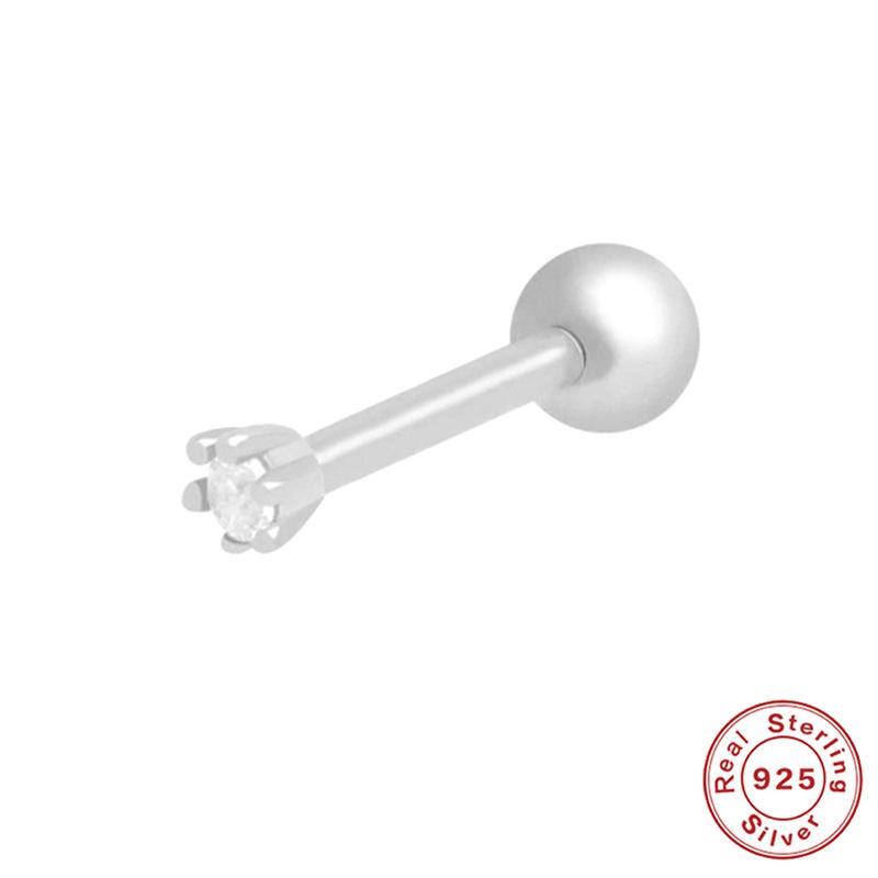 

Мини-серьги-гвоздики для пирсинга из стерлингового серебра 925 пробы с резьбой, персонализированные серьги-гвоздики в форме глаз ангела, маленькие ромашки, человеческие серьги для пирсинга