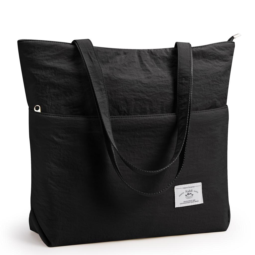KALIDI FANCY FOREST Women's Tote Bag, Large Capacity Shoulder Bag, Commuter Bag, A4 Size, Lightweight, Travel, Water-Repellent