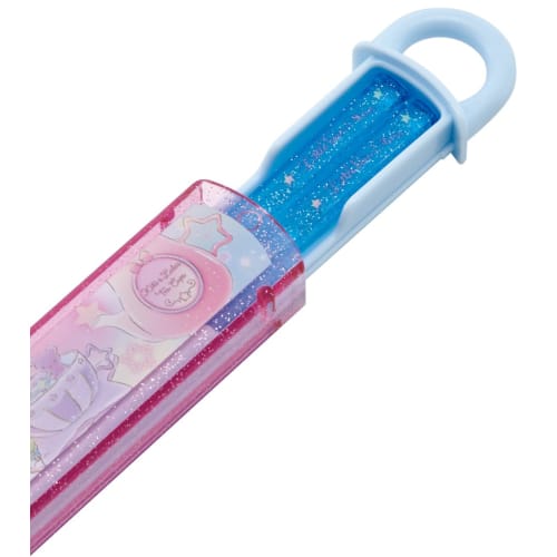 Skater Children's Chopsticks Chopstick Box Set 16.5cm Children's Lunch Box Antibacterial Treatment Boys Girls Easy to Open Sliding Type Made in Japan