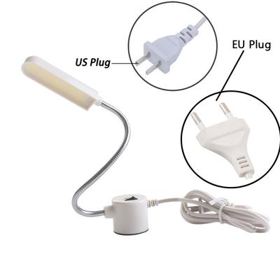 6W COB Nähmaschinen-LED-Licht Flexibler Schwanenhals Industrieleuchte AC110V-250V Magnetische Basis Arbeitsleuchte Für Bohrmaschinen