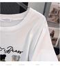 Women's Plus Size Loose Mid-Length Short-Sleeved Round Neck T-Shirt