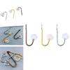 Weißer Eisendraht Haken zum Aufhängen von Gemälden, Kleidung und Hüten Moderner und minimalistischer Stil