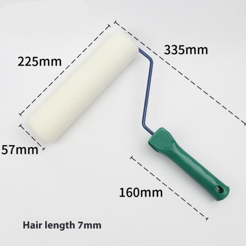 Premium 9inch Paint Roller Set With High Density Fibers Painter's Choice Roller For Unflawed Wall Coating Result