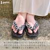 [Sakai Sangyo] Hita Cedar Ukon Geta (Japanese Sandals) - Konpeito (Japanese Sugar Candy) Pattern - Women's Yukata Sandals - Hita Geta - Beautiful Wood