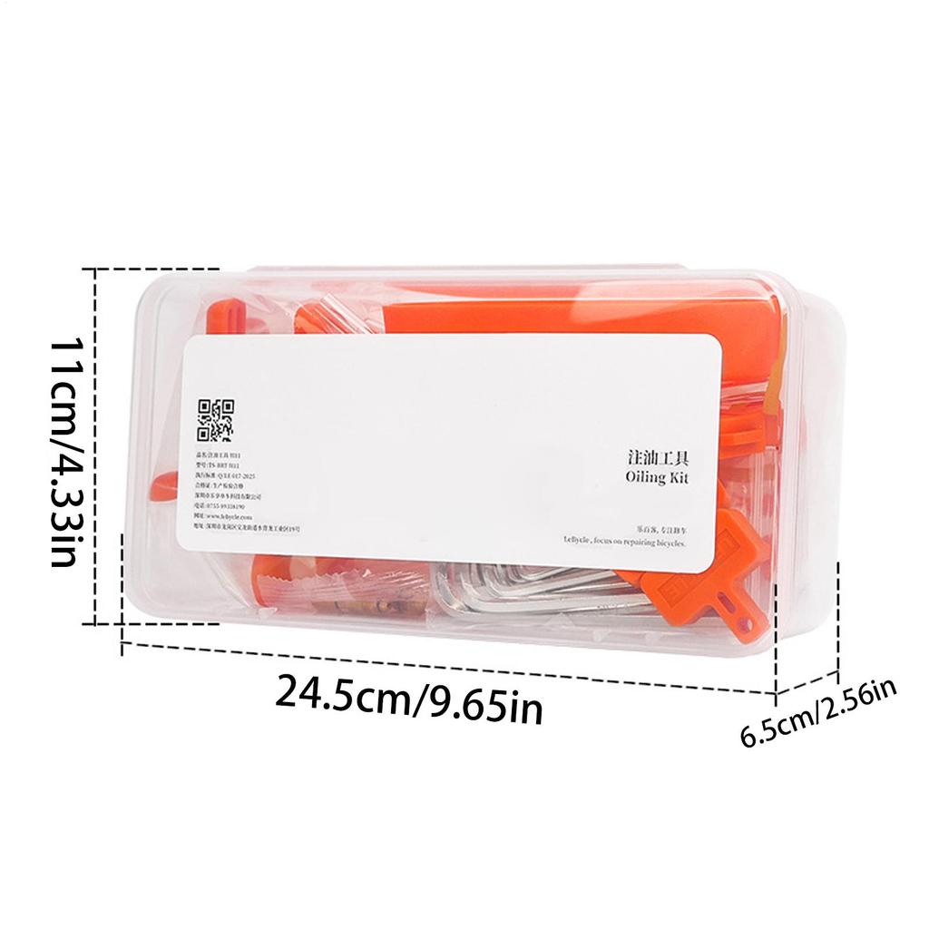 Brake Fluid Bleeder Kit Cycling Oiling Kit Precision Bike Brake Oiling Tools For Mountain Camping Scooter Garage Outdoors