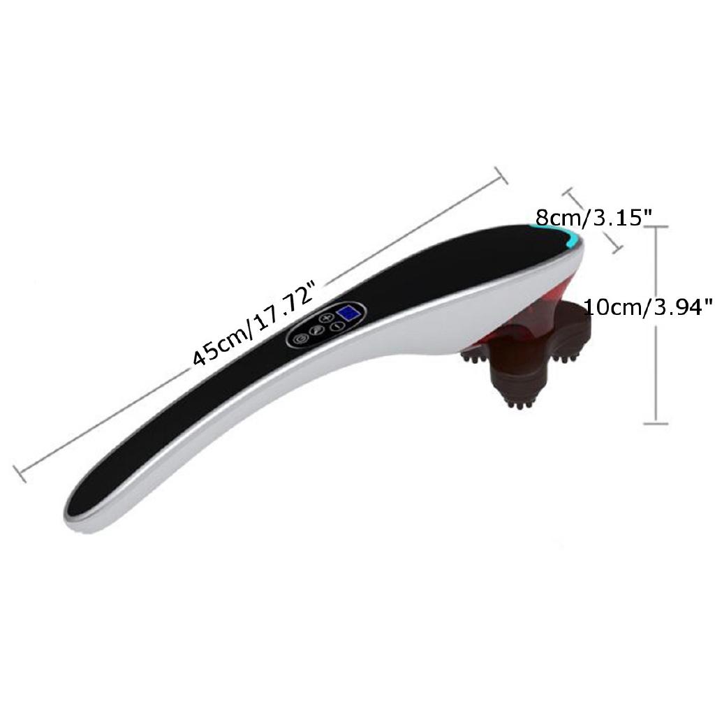 Electric cervical vertebra massager device Vibrating kneading shoulder back neck massage