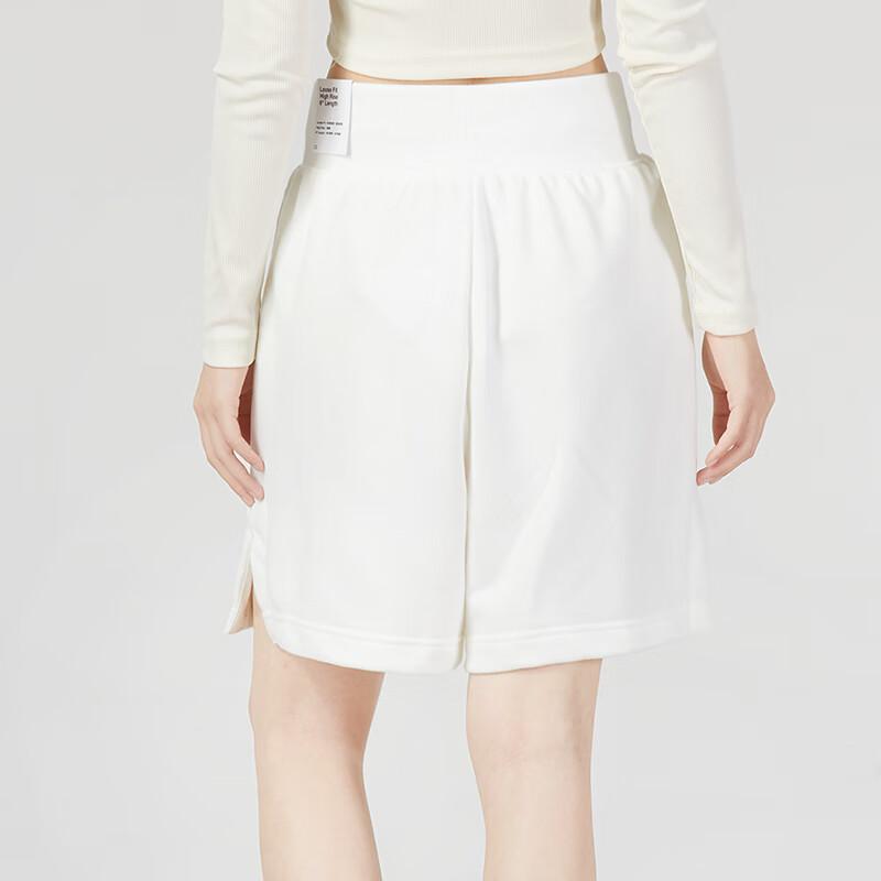 Nike Logo Print Lace-Up Running Fitness Comfortable Breathable Sports Shorts Women Bottoms White DV8037-133