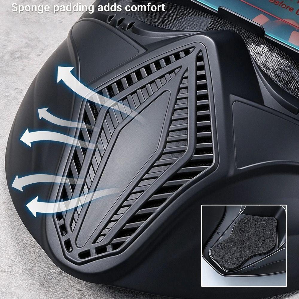 Premium Face Hood Color Auto Darkening Welding Helmet 0.01ms True Color Lens Welding Shield  DIY