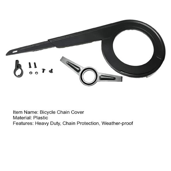 Sykkelkjedebeskytter Lett Sykling Sammenleggbar Sykkel 40-44T Krankdrev Kjedering Kjedehjul Beskytter Deksel Sykkel Tilbehør