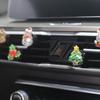 Christmas Car Air Freshener 6 Pieces Seasonal Auto Fragrance Clips Christmas Aromatherapy Decor For Minivans Trucks SUVs