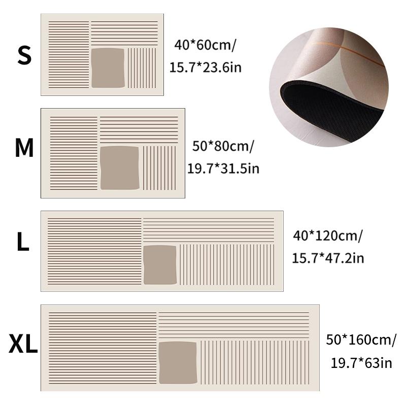 

Kitchen Mat Carpet for Kitchen Non-slip Kitchen Floor Mat Super Absorbent Floor Mat Diatomite Long Carpet Bathroom Floor Rug 40x60cm