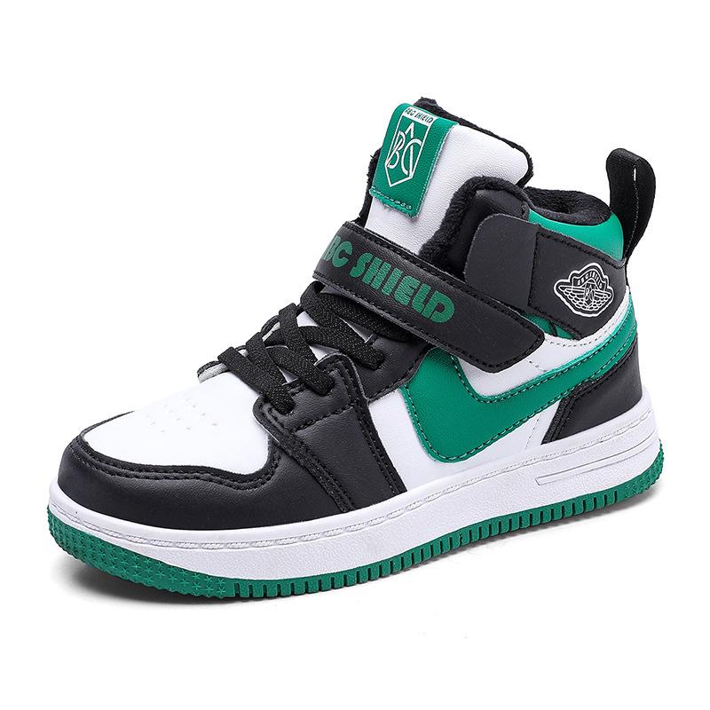 Children's Fashion Personalized Board Shoes 2025 Autumn and Winter Boys' Velvet Comfortable Warm Shoes Girls' Casual Outdoor Sports Shoes