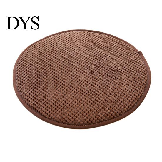 Corduroy Circular Seat Pad Round Stool Pad, 15.75" Non-slip Cushion Soft Sponge for Home Bar Stools Chair
