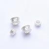 Perline Distanziatori in Rame Moneta Grande Foro Double-Sided Placcate Oro 18K per Braccialetti Fai da Te Weaving & Beading